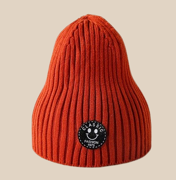 Bonnet Enfant Unisexe Fashion Côtelé en Laine