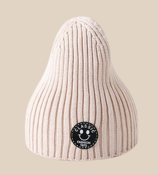 Bonnet Enfant Unisexe Fashion Côtelé en Laine