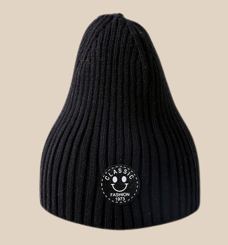 Bonnet Enfant Unisexe Fashion Côtelé en Laine