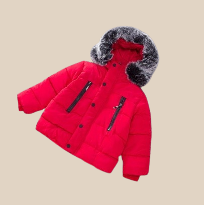 Doudoune Avec Capuche En Fourrure